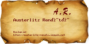 Austerlitz Renátó névjegykártya